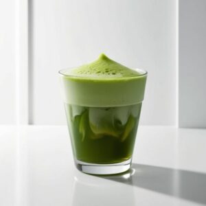 ⁠Iced matcha green